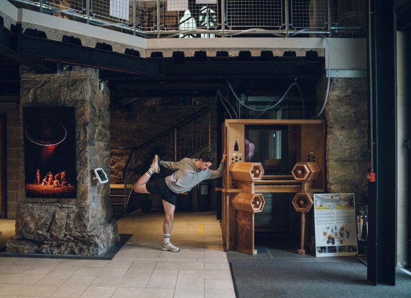 Theatre performer at Fran Wen Nyth in Bangor